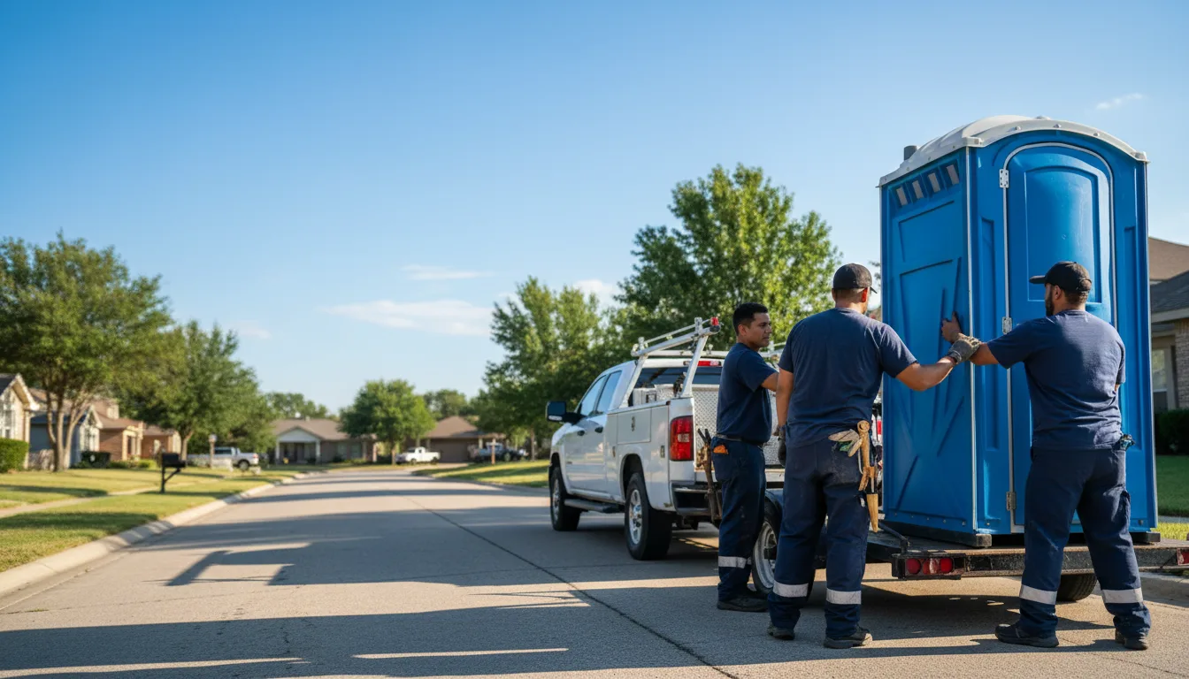 Portable Toilet Rental in Leggett, TX near me